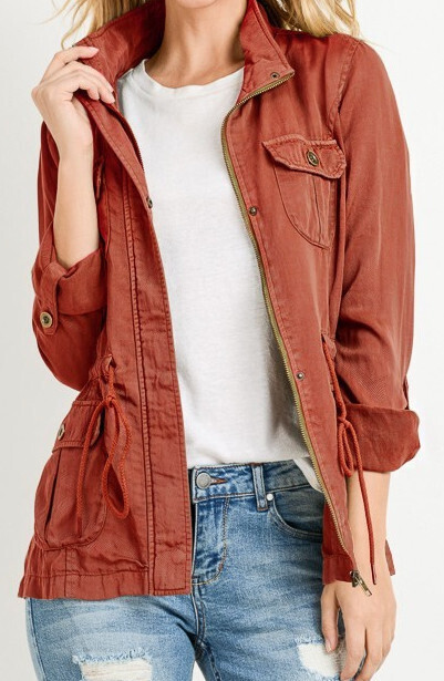 Light Weight Jacket Brick