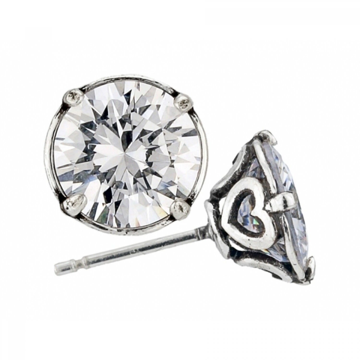 Brighton CZ Brilliance 8mm earrings