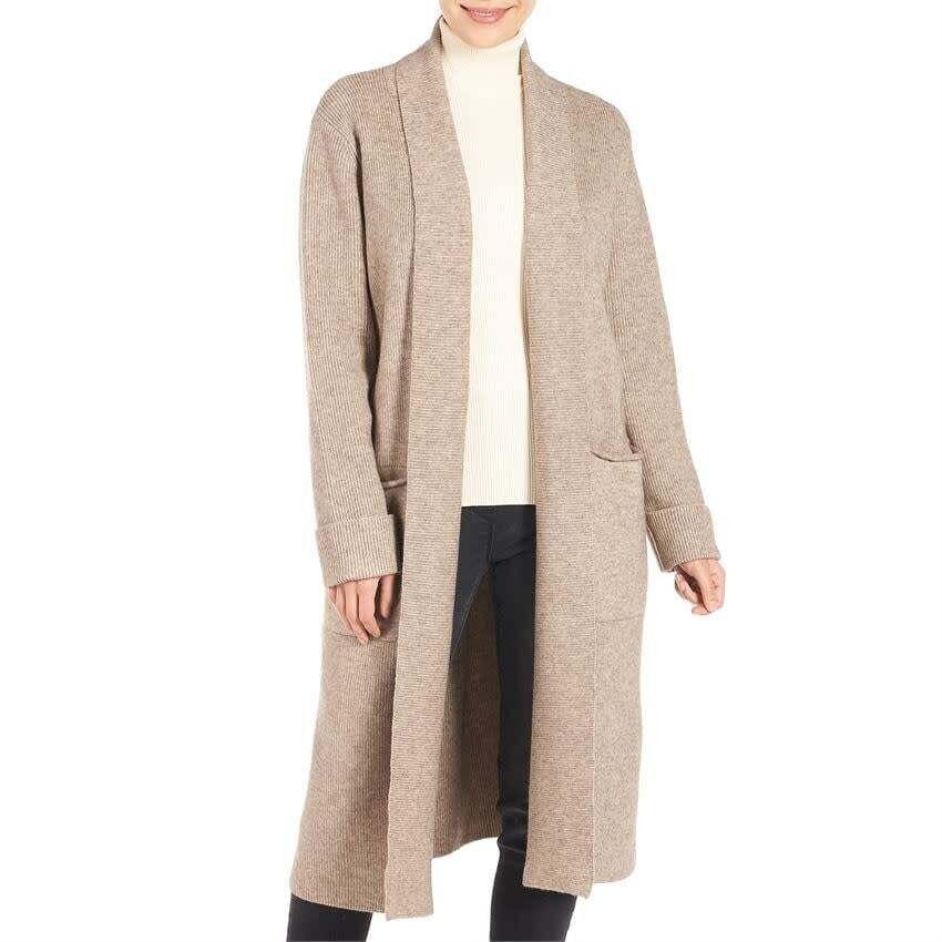 Cozette Cardigan Duster Taupe