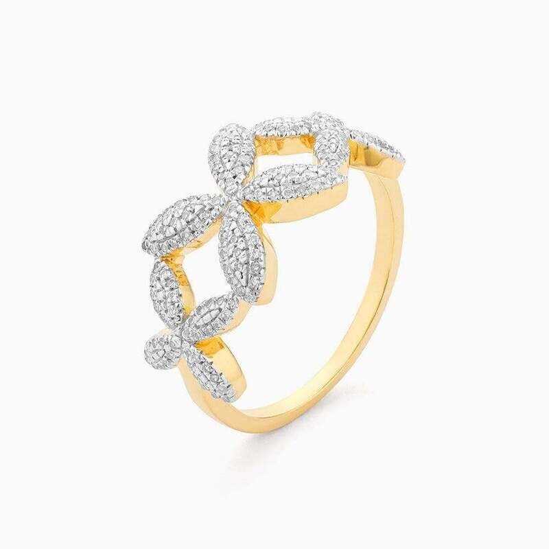 Flower Power Statement Ring