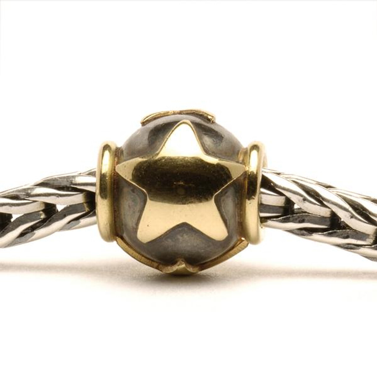 Stars Silver &amp; Gold Bead