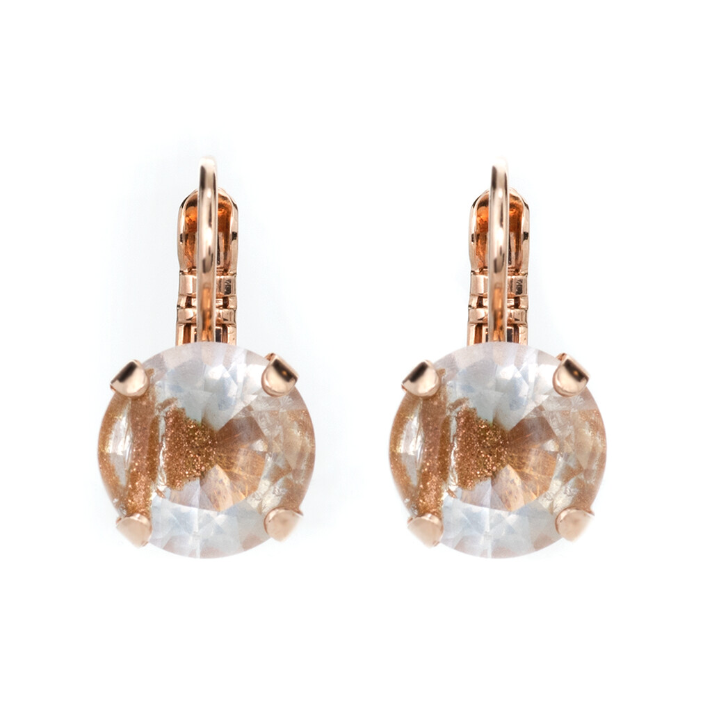 Mariana Drop Crystal Earrings Topaz Sparkle