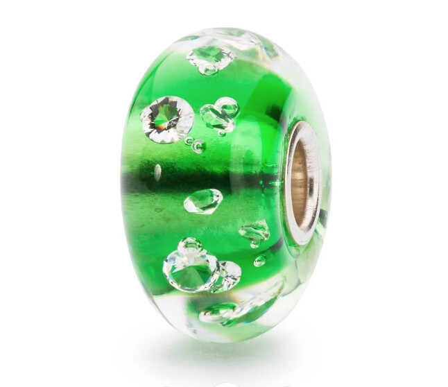 The Diamond Bead Emerald Green