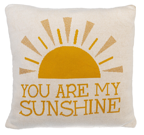 My Sunshine Cotton Knit Pillow