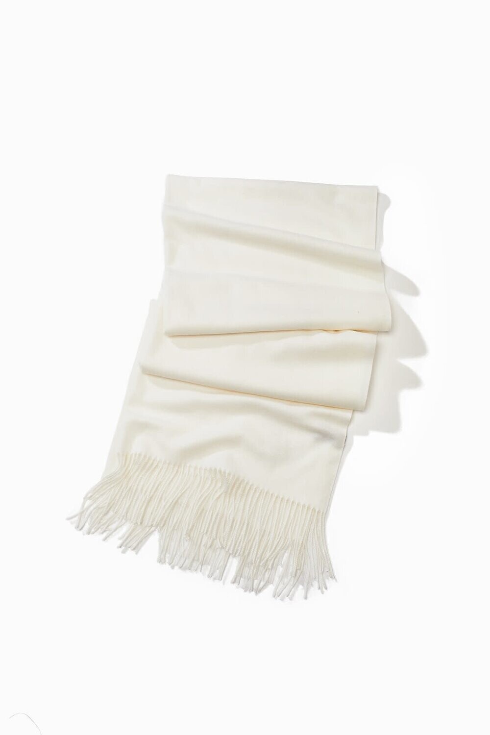 Soft Basic Cashmere Scarf Assorted Colors, Color: Cream