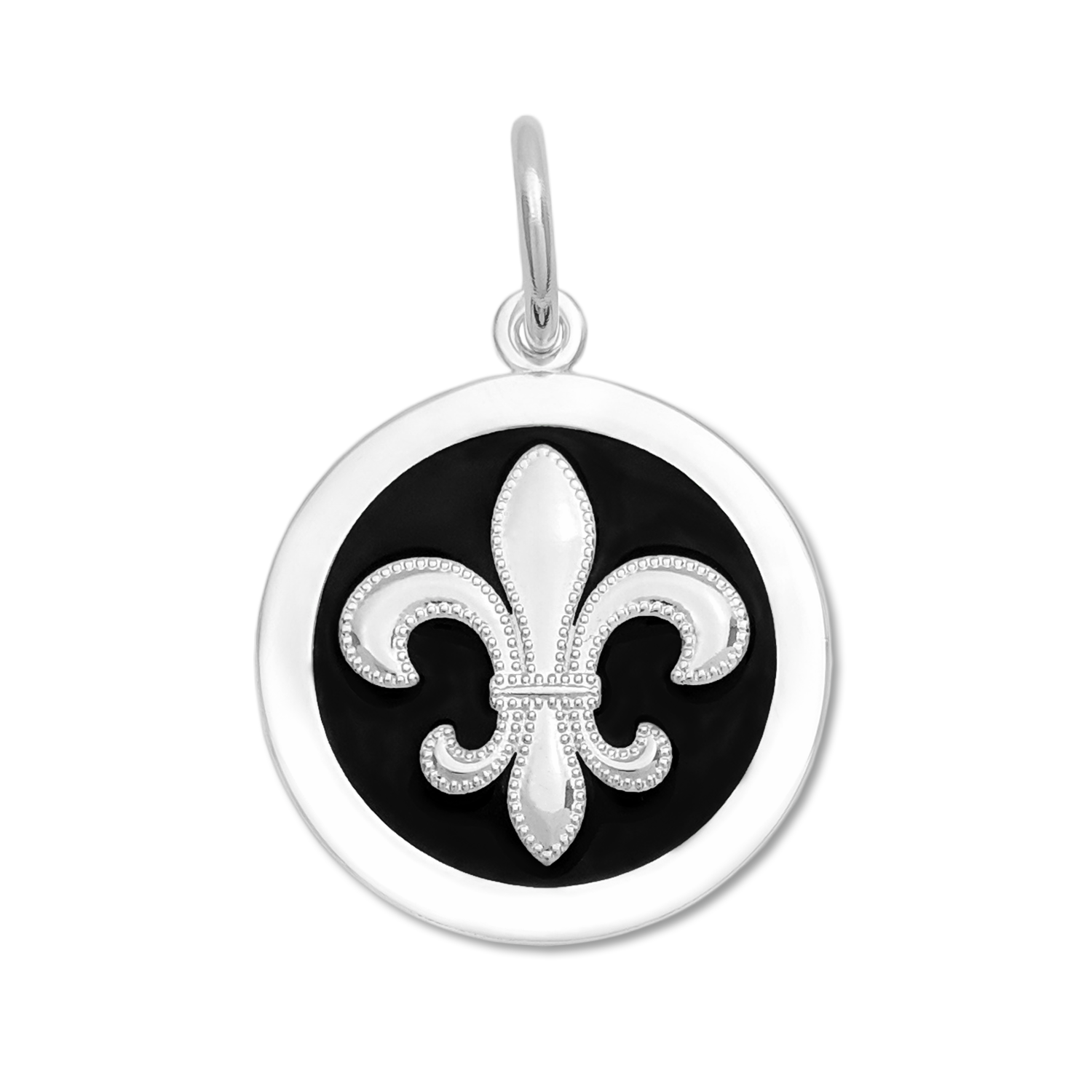 Fleur De Lis, Color: Black, Size: 15mm