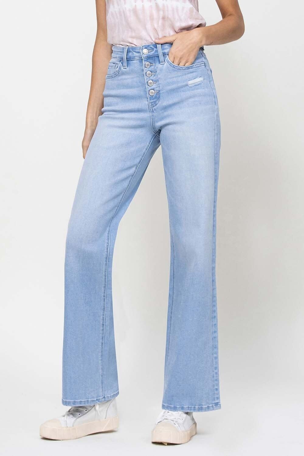 Stretchy 90&#39;s Loose Jeans in City Blues, Size: 25