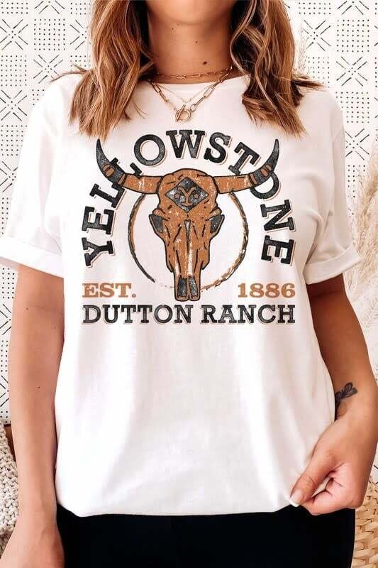 Yellowstone Dutton Ranch T-shirt, Size: Small