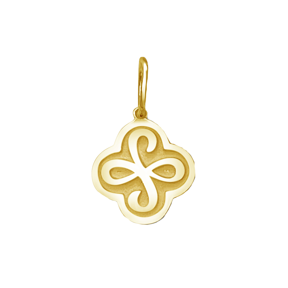 Friendship Tag Pendant, Color: Gold