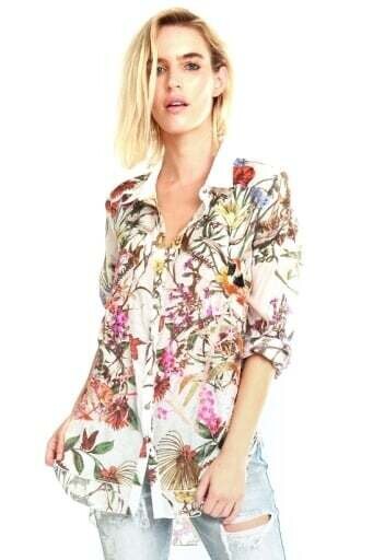 Lilia Embroidered Shirt, Size: XL