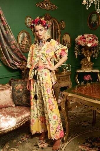 Venera Pants, Color: Golden Night, Size: S