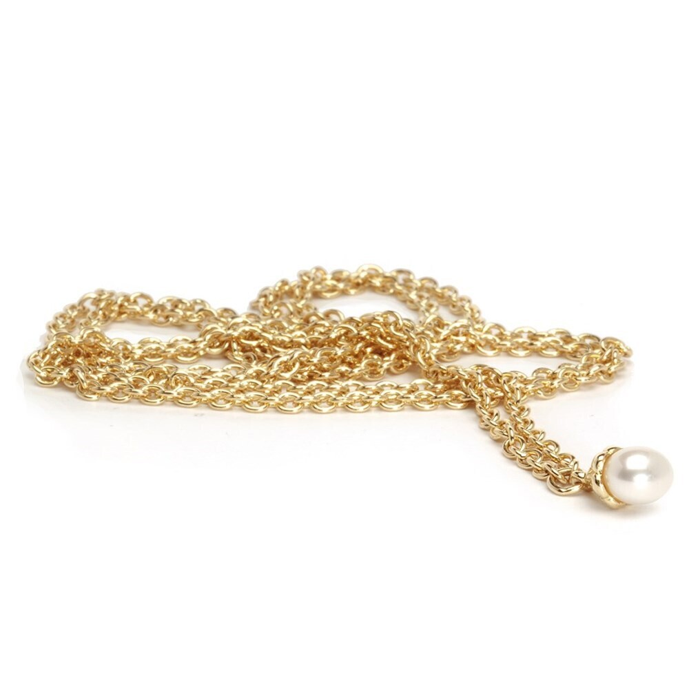 Fantasy Pearl Necklace 35.4/90cm, Gold