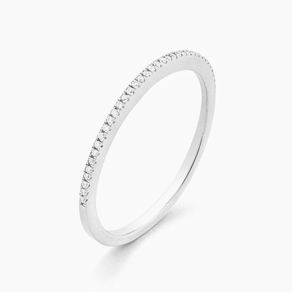 For All Eternity Diamond Stackable Ring Sz 7