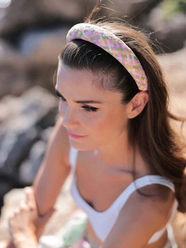 Padded Straw Headband