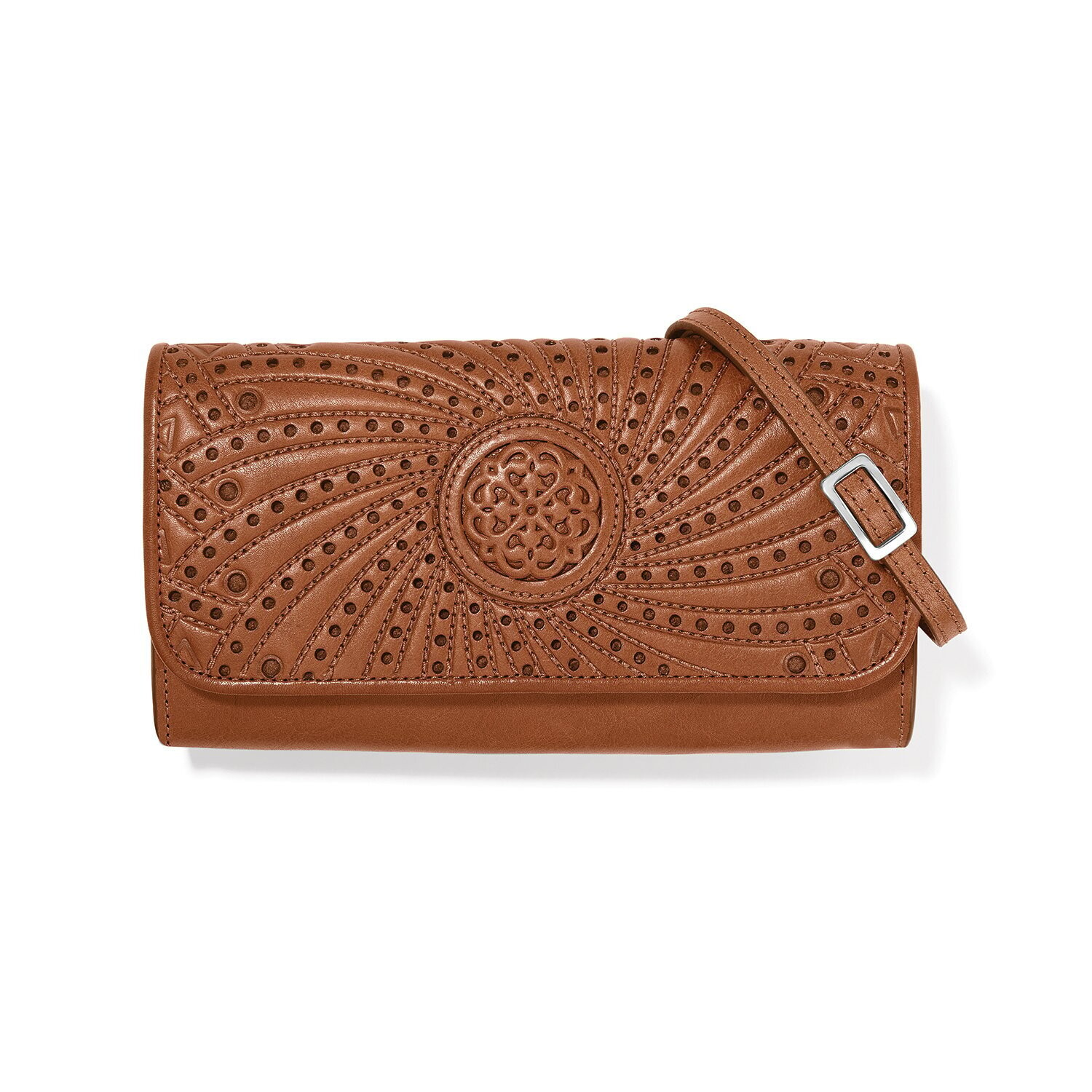 Ferrara La Bellezza Large Wallet Cognac