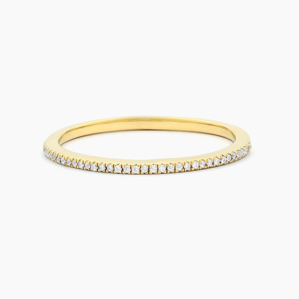 For All Eternity Diamond Stackable Ring Sz 7