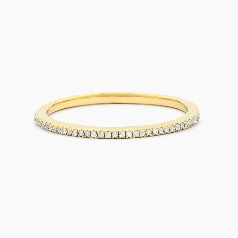For All Eternity Diamond Stackable Ring Sz 7