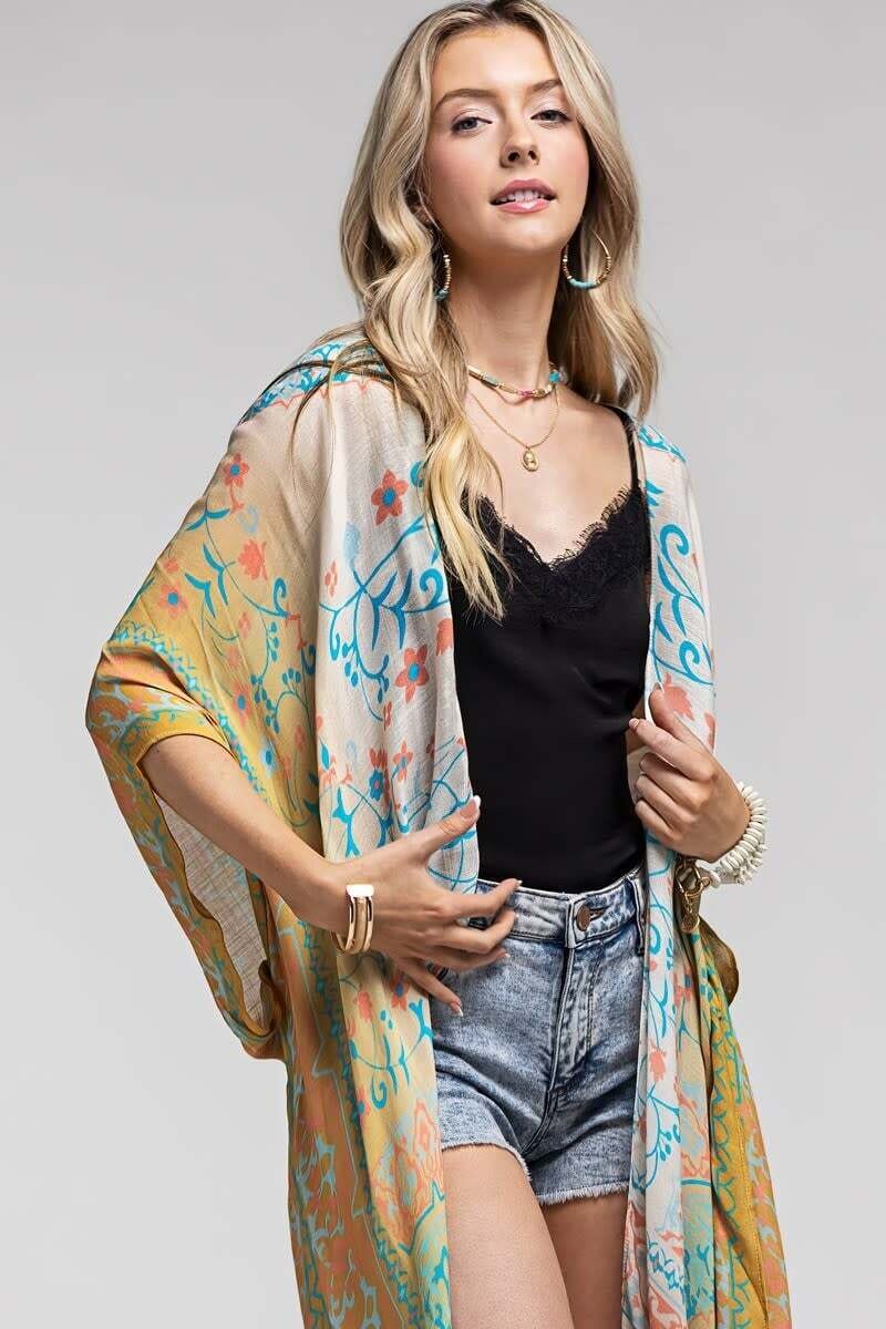 Mandala Ombre Kimono Amelia