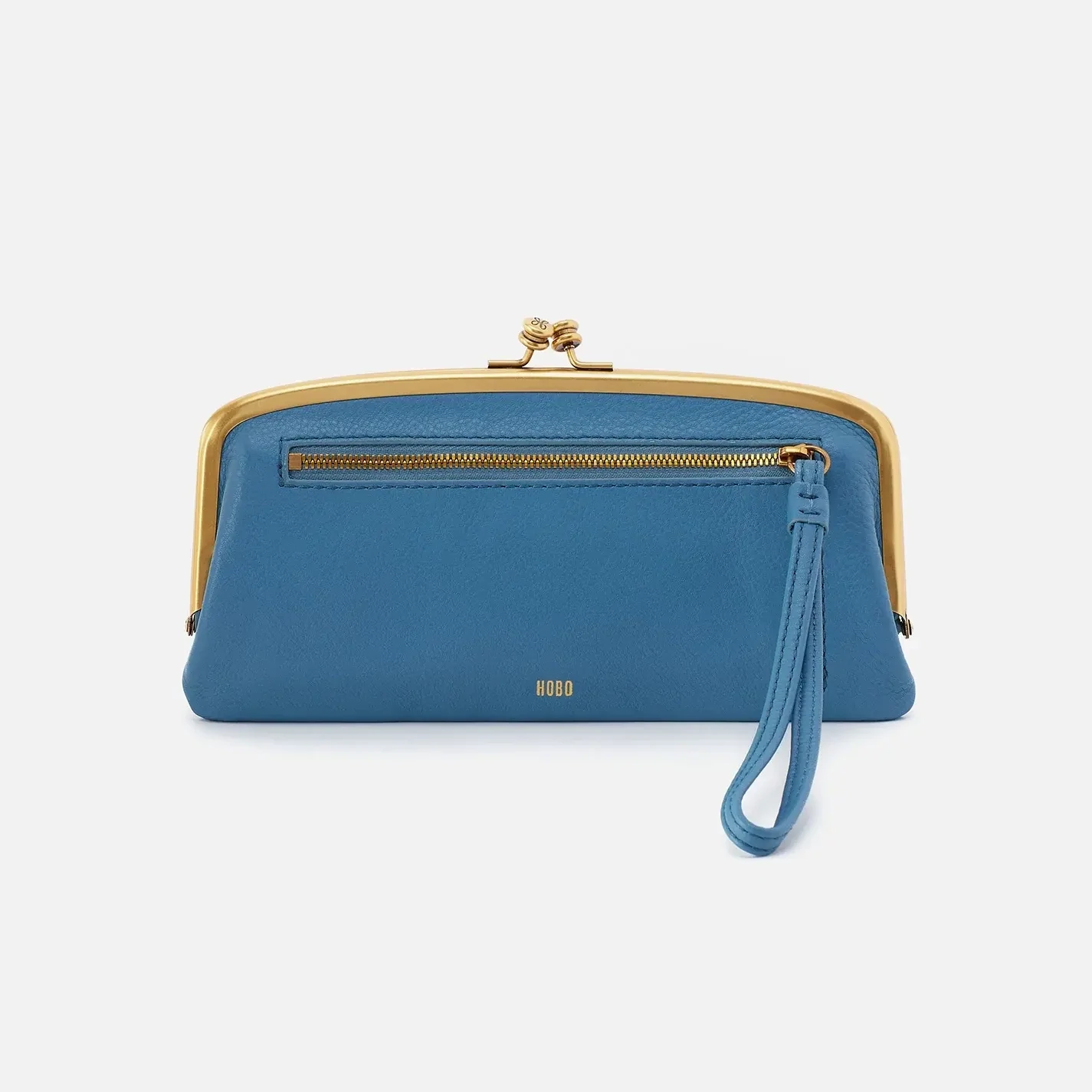 Cora Large Frame Wallet Dusty Blue