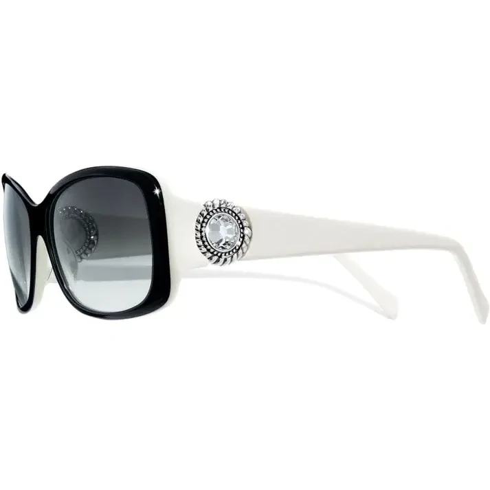 Twinkle Black &amp; White Sunglasses