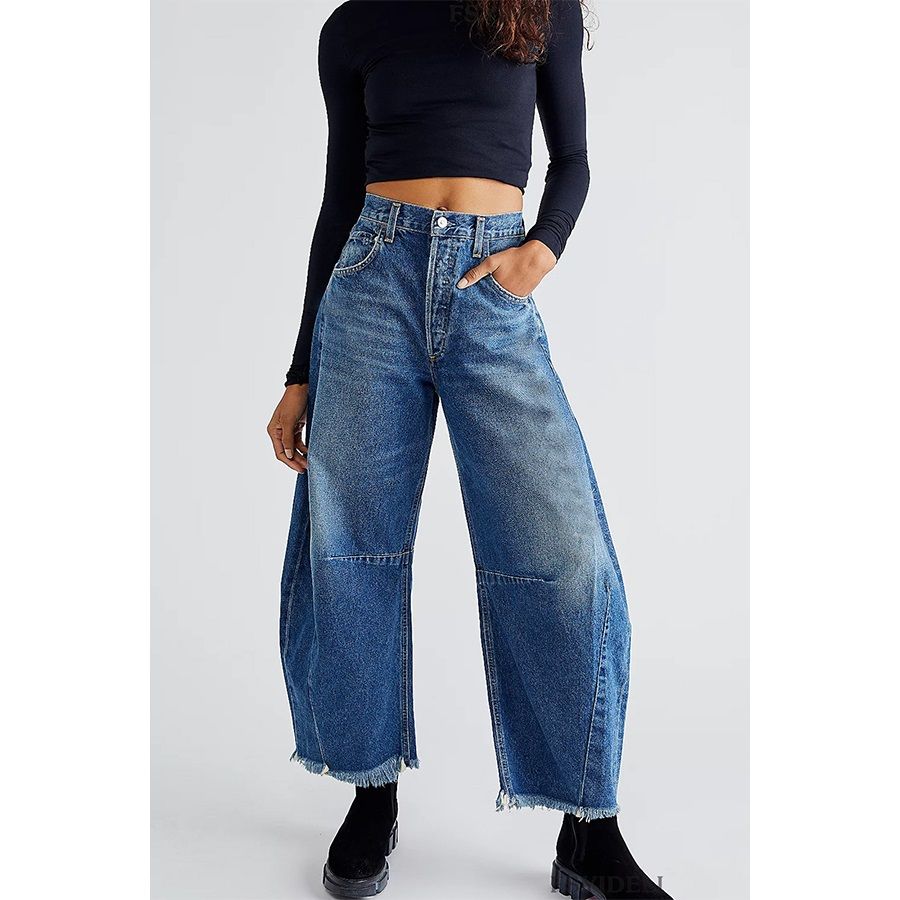 Barrel Wide Leg Jean