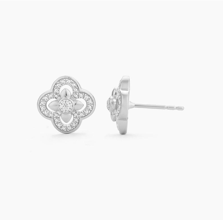 Contemporary Bloom Stud Earrings