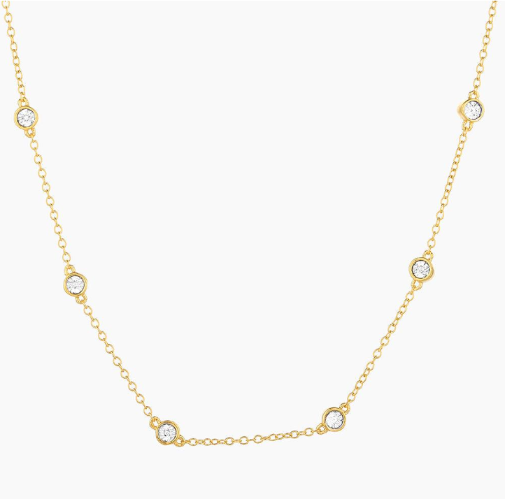Gold In the Loop Chain Necklace