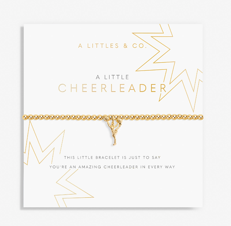 A Little Cheerleader Bracelet Gold