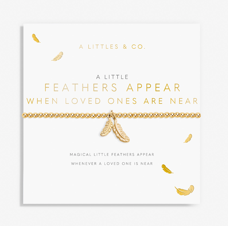 A Little Feathers Appear Bracelet Gold