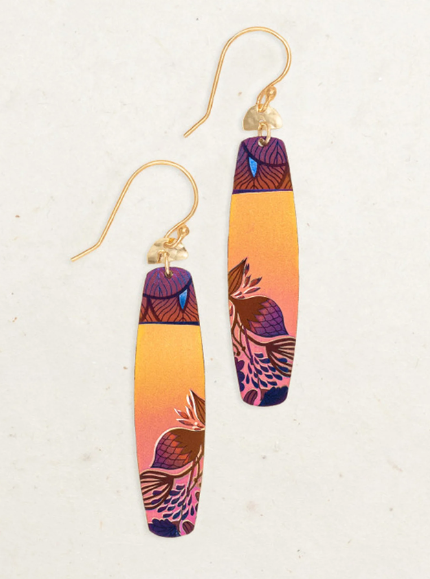 Golden Lei Koa Earrings