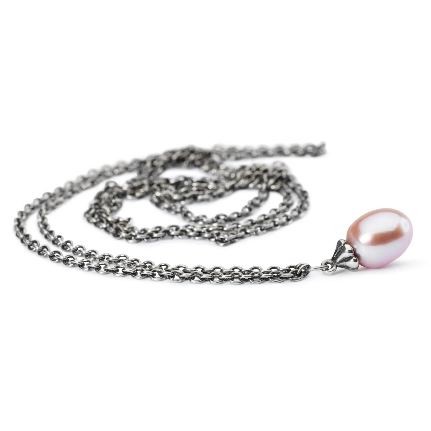 Trollbeads Fantasy Necklace w/ rosa pearl 35.4