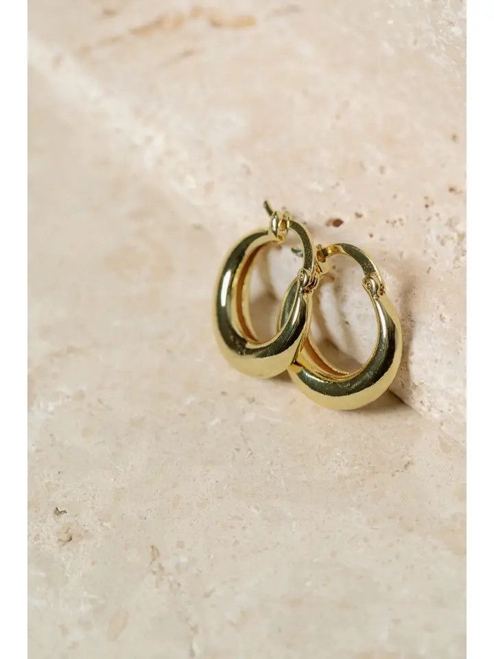 Jocelyn Gold Hoop Earrings
