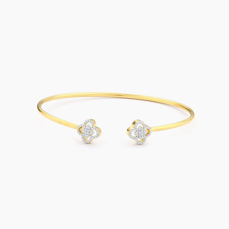 WildFlower Flexi Cuff Bracelet Gold