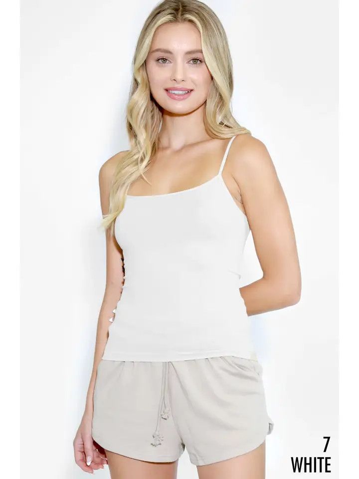 Short Length White Camisole