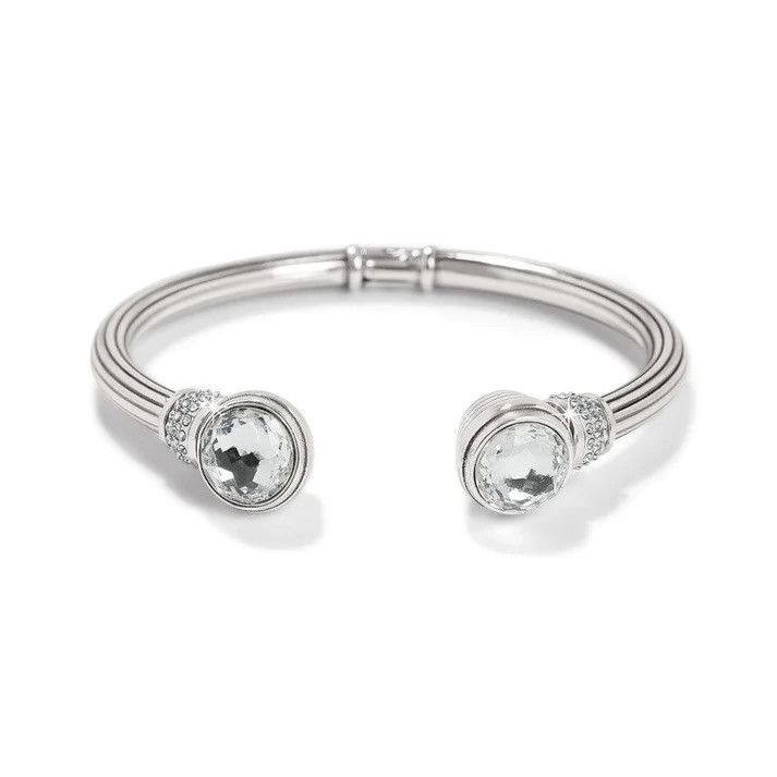 Meridian Aurora Petite Hinge Bangle-Clear