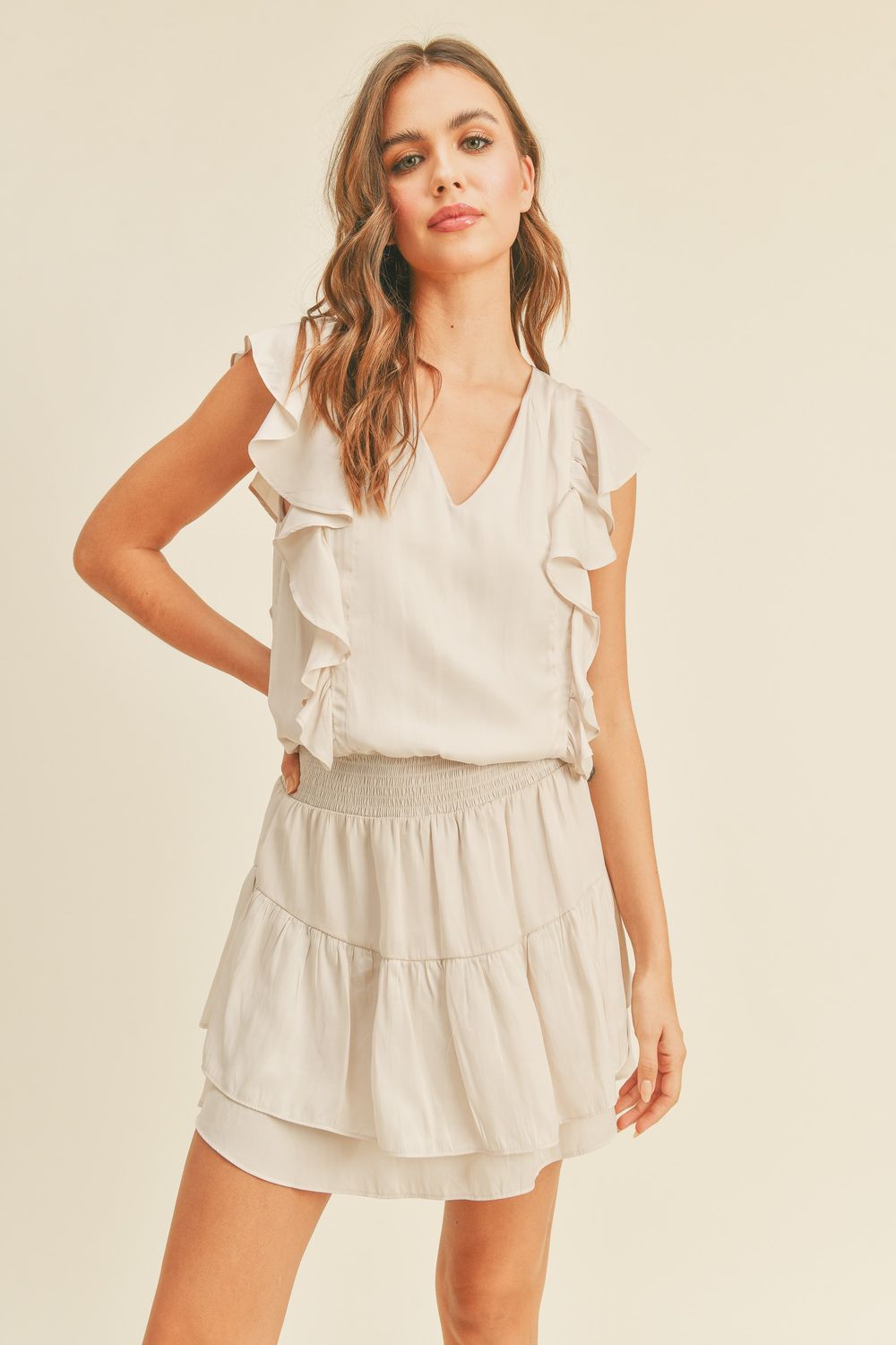 Ruffle Detail Dress
