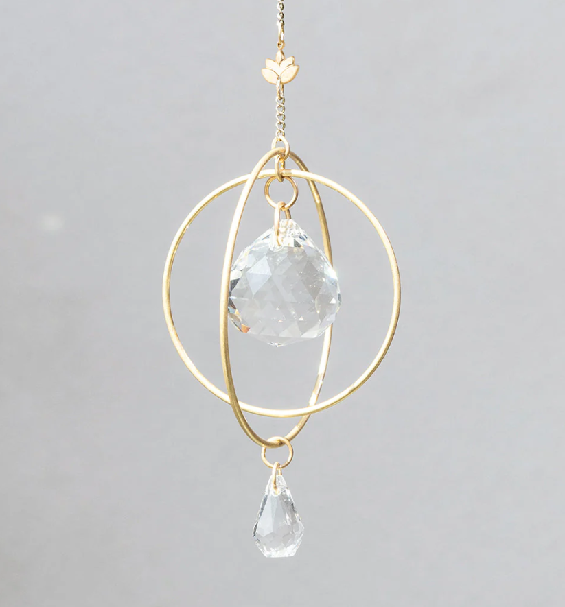 Mini Suncatcher - Lotus and Strength