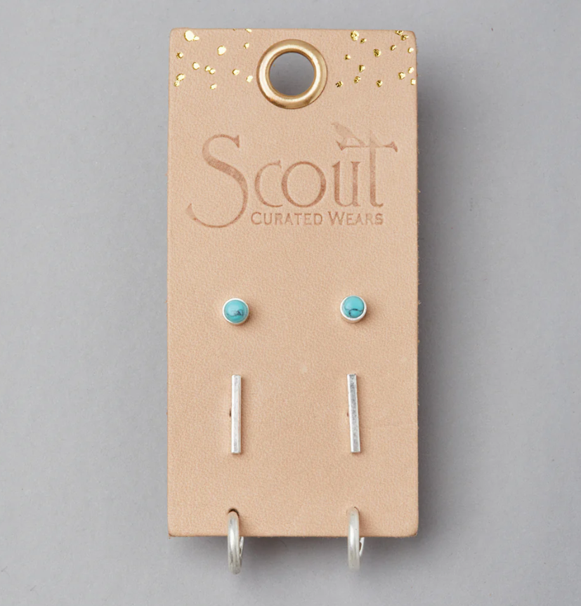 Scout Scarlett Stud Trio Silver