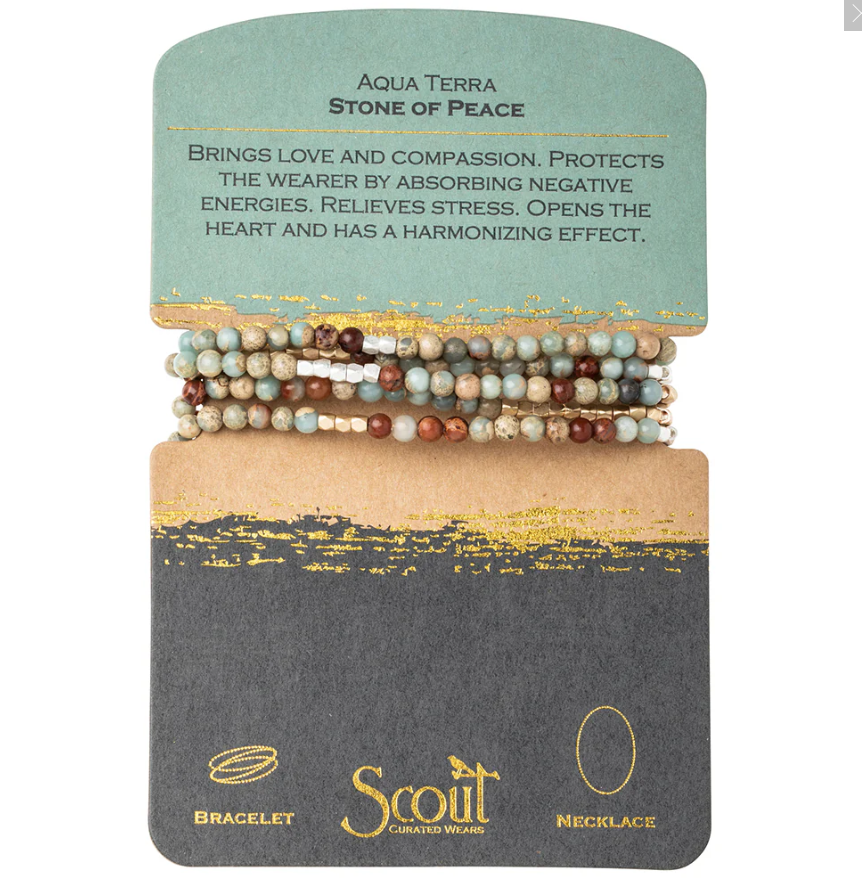 Aqua Terra Wrap Bracelet/Necklace
