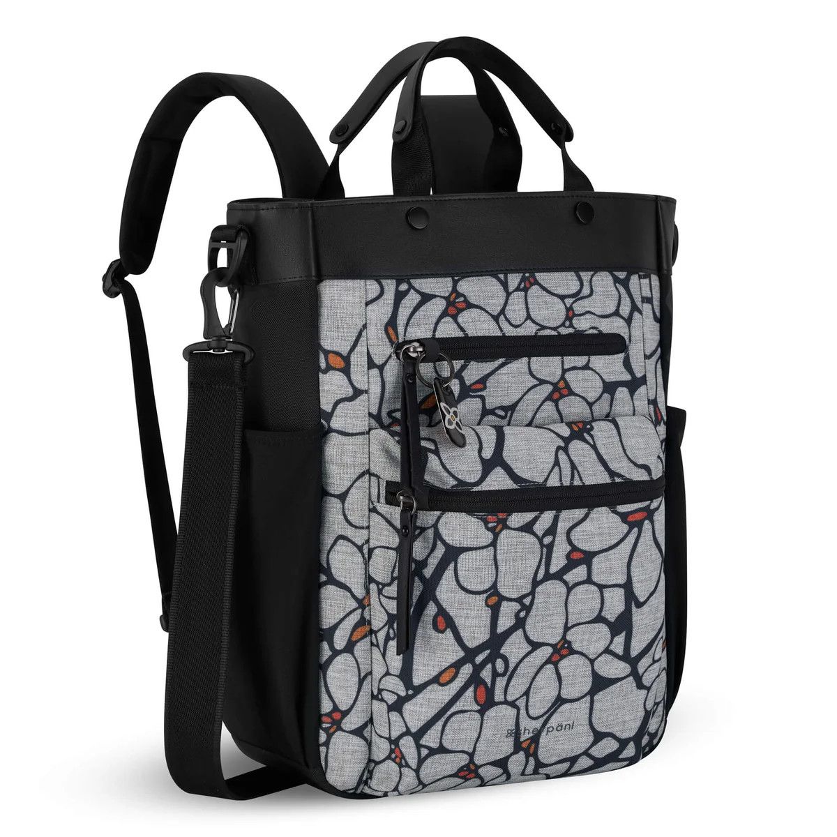 Soleil Anti-Theft Convertible Tote/Backpack/Crossbody, Color: Sakura