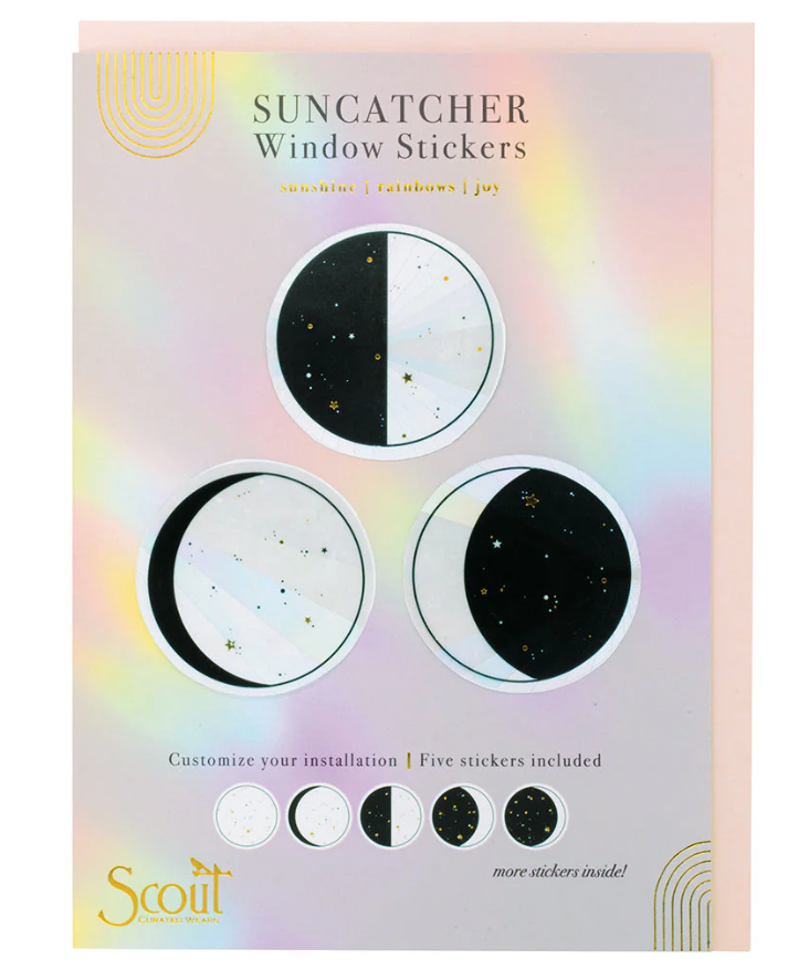 Suncatcher Sticker - Moon Phases