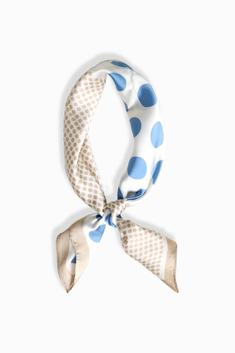 Two Way Polka Dot Neck/Handbag Scarf
