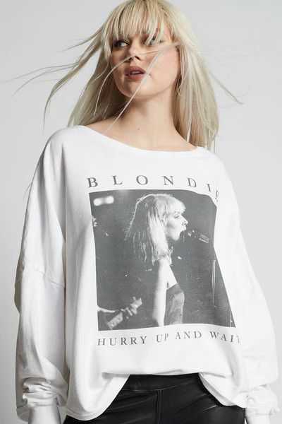 Blondie Hurry Up and Wait Sweatshirt One Size