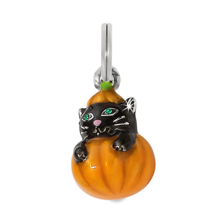 Purrfect Pumpkin Charm