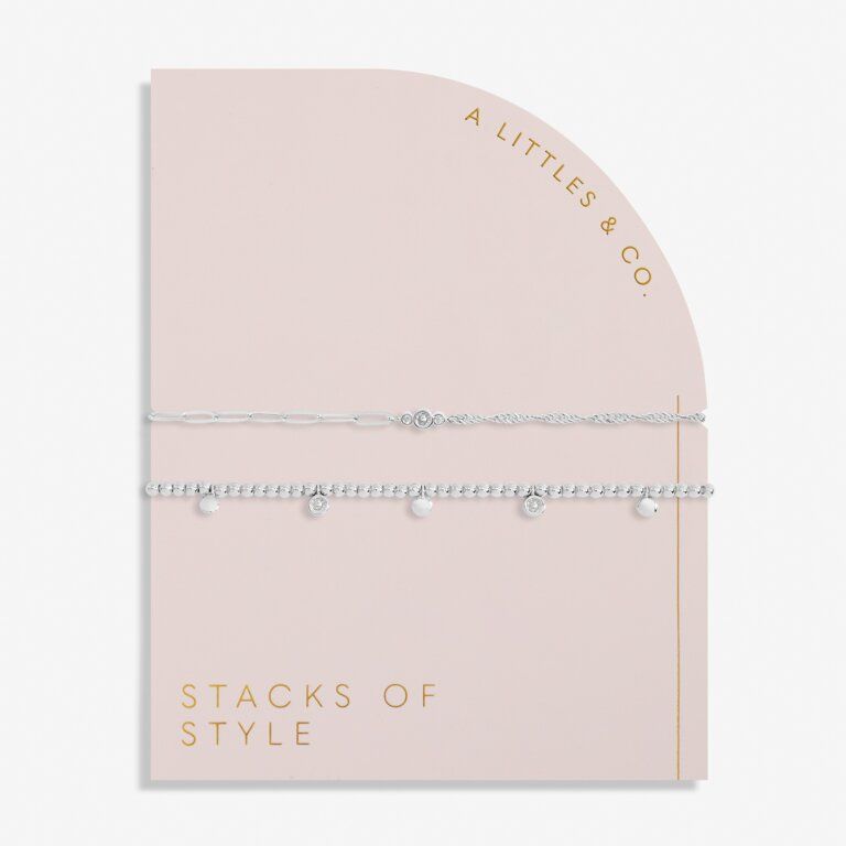 Stack of Style - Silver CZ Bracelets