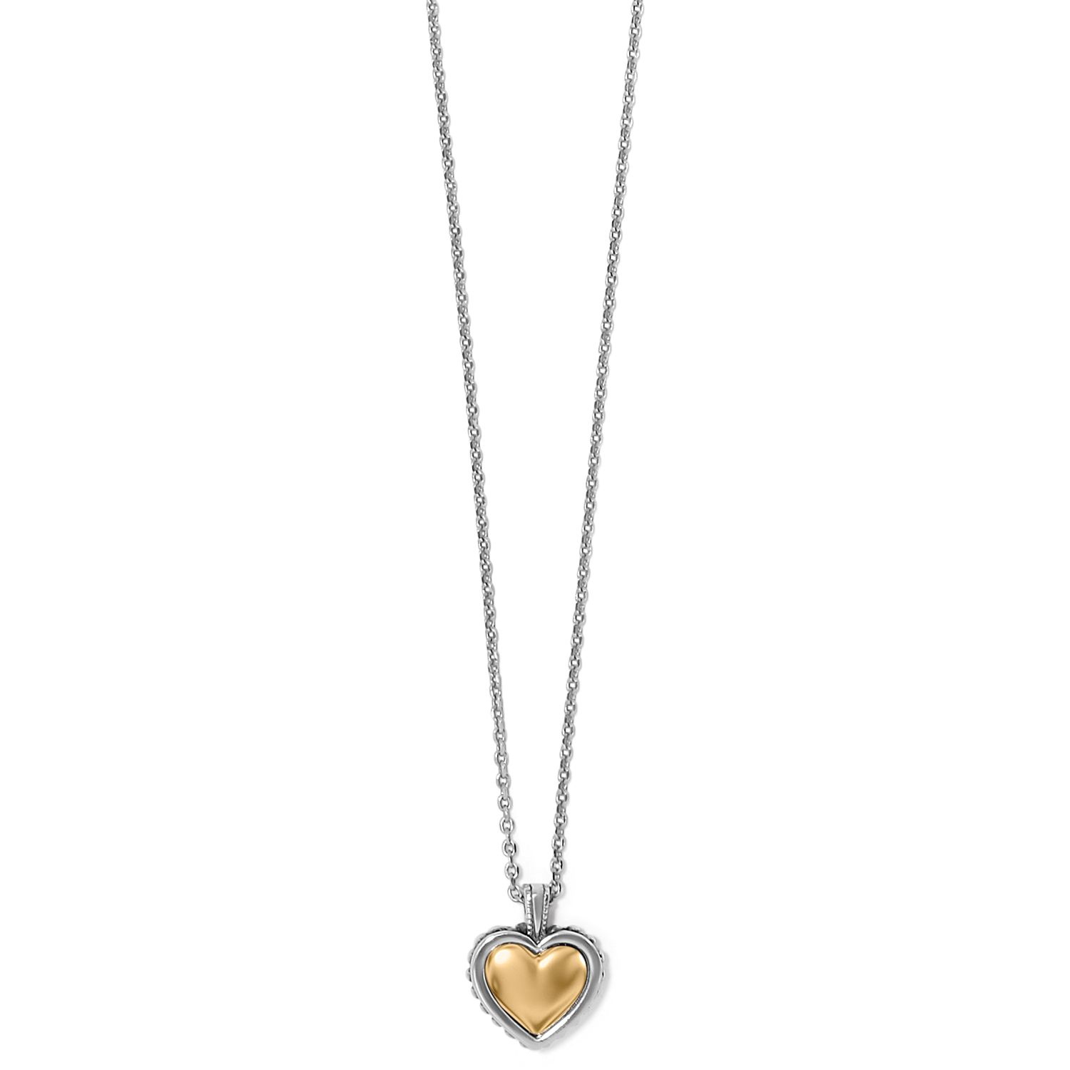 Pretty Tough Bold Heart Necklace