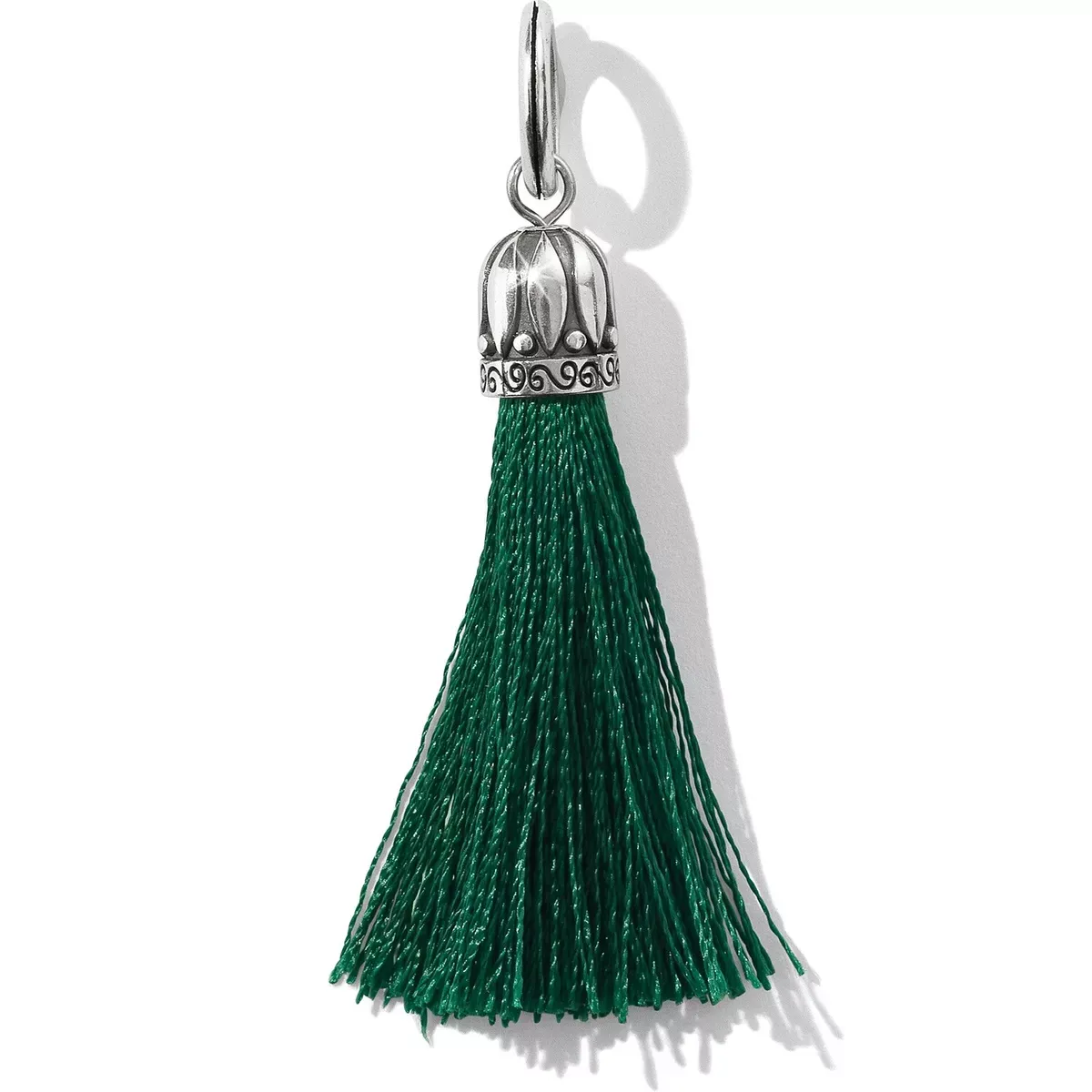 Tahlia Tassel Amulet Green