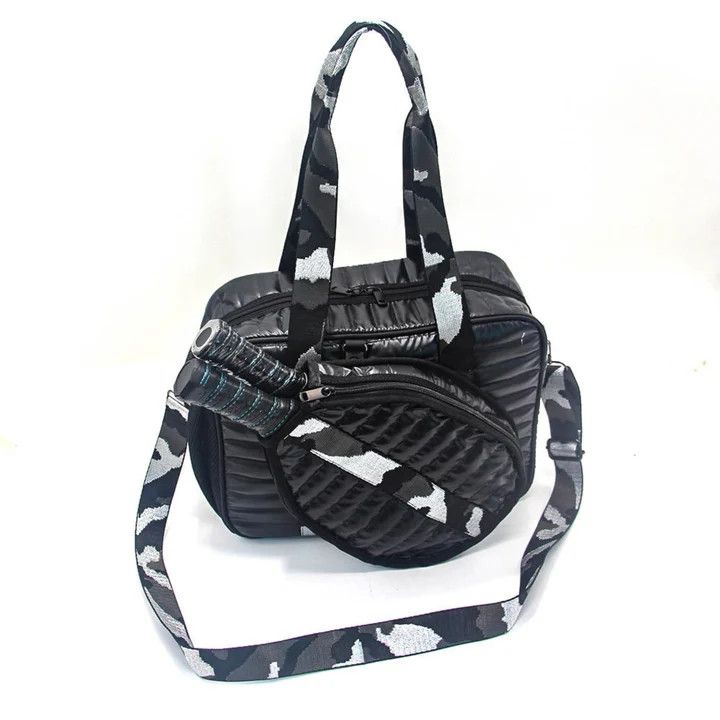 Judy Pickle Ball Tote Mini Black w/Camo