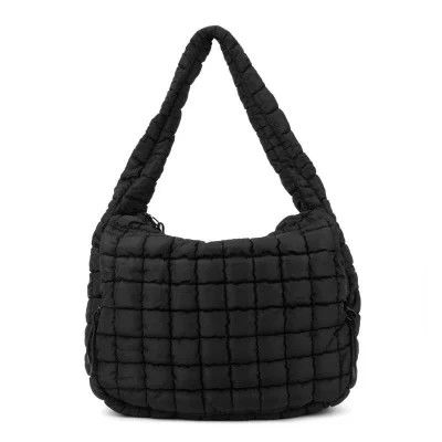 Carmella Puffquilt Shoulder Bag, Color: Black