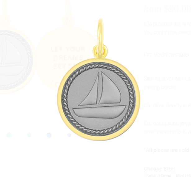 Sailboat All Gold Gray Pearl